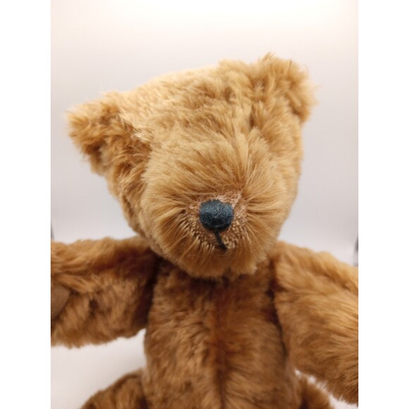 VINTAGE ANTIQUE MOHAIR TEDDY BEAR Co Utah GROWLER JOINTED EXCELSIOR FILL 12" - Picture 2 of 12